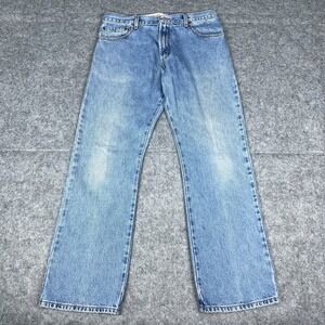 VTG Levi's Jeans Men 34x30 Light Blue 517 Bootcut Western Cowboy Denim Pants Y2K